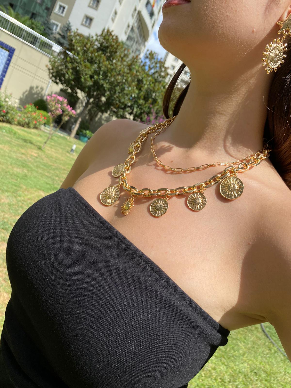 ZR GUNES KOLYE  KUPE SET